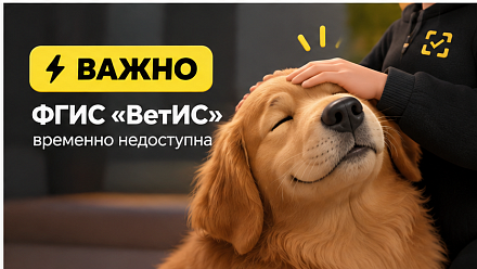 Важно: ГИС МТ работает в специальном режиме на время недоступности ФГИС «ВетИС»